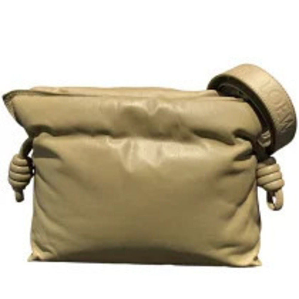 Loewe Flamenco Pouch Clay Lambskin Shoulder Bag Brown